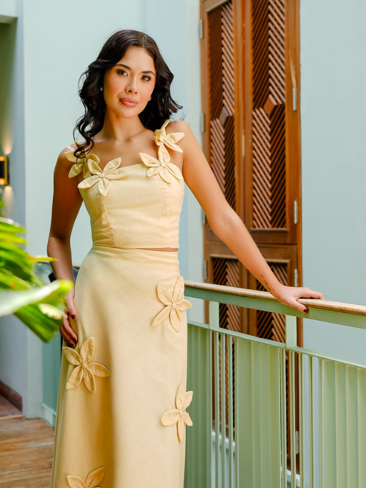 TERRA SKIRT IN YELLOW